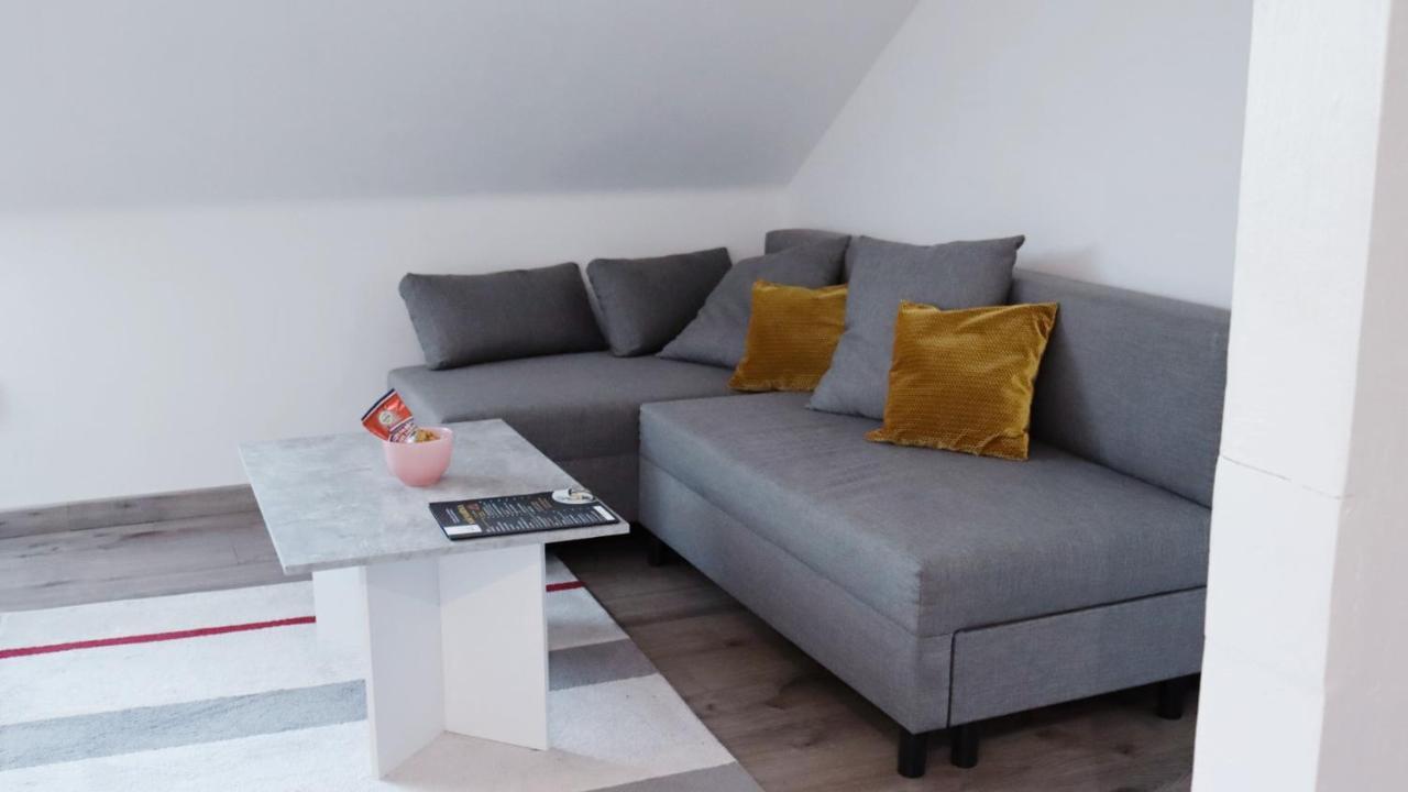 Apartman - Cafe Princ Pod Hradem Wifi, Klima Šternberk Bagian luar foto